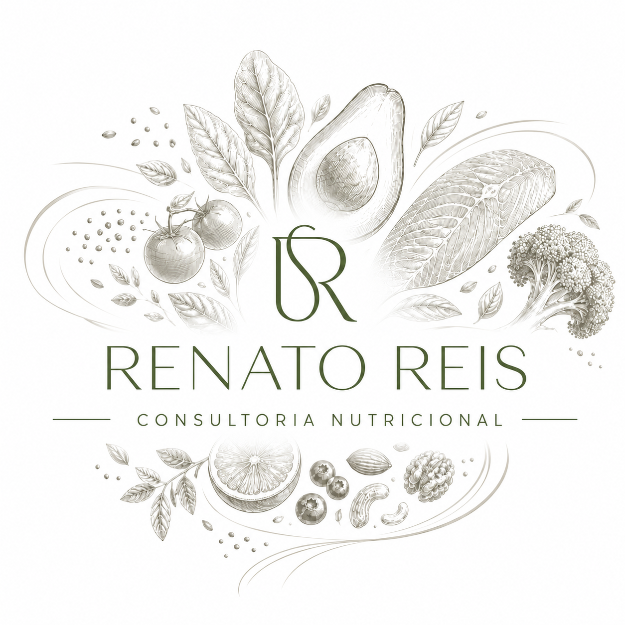 Logo Consultoria Nutricional Renato Reis